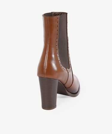  YARGICI Yumuşak Tabanlı Lastikli Deri Bot