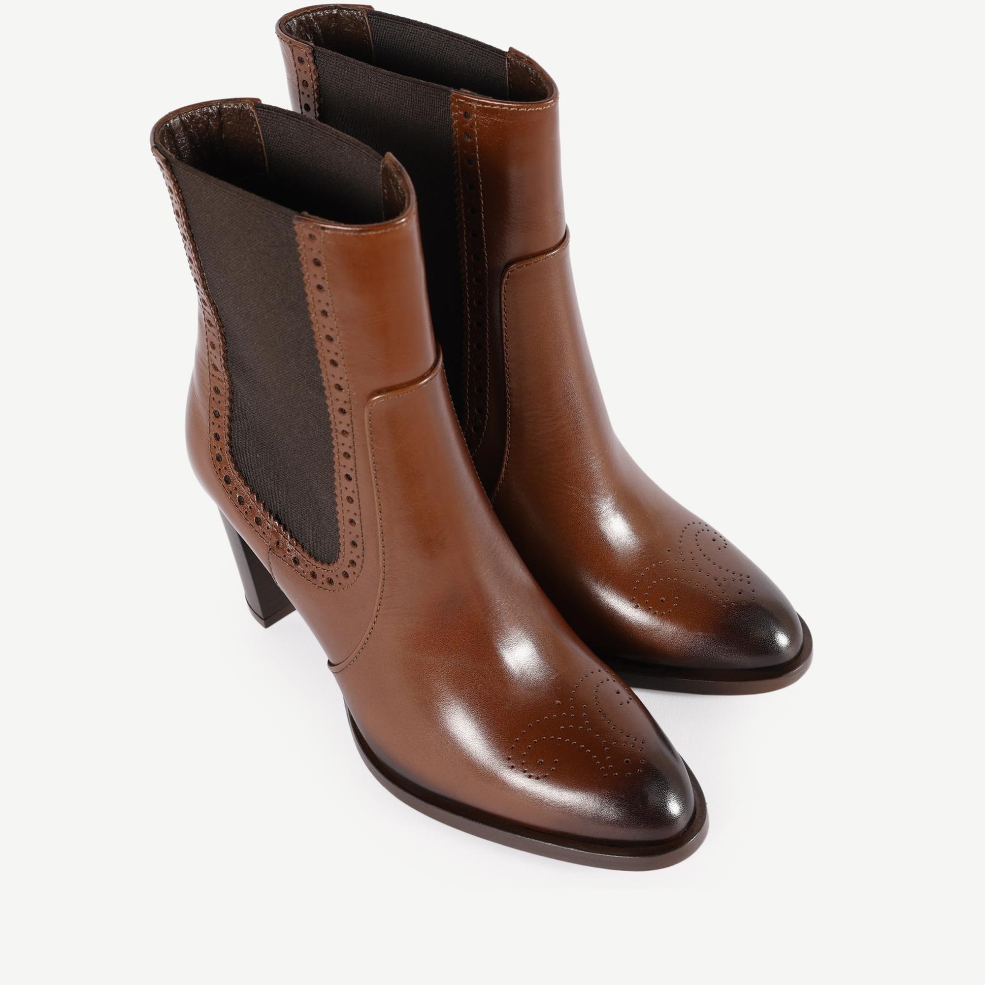 YARGICI Yumuşak Tabanlı Lastikli Deri Bot