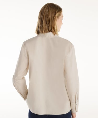  YARGICI Kontrast Detaylı Gömlek