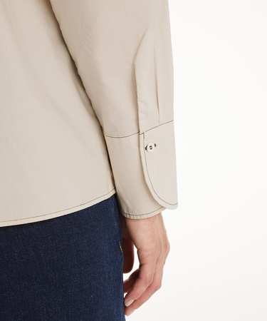  YARGICI Kontrast Detaylı Gömlek