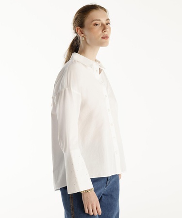  YARGICI Manşet Detaylı Gömlek