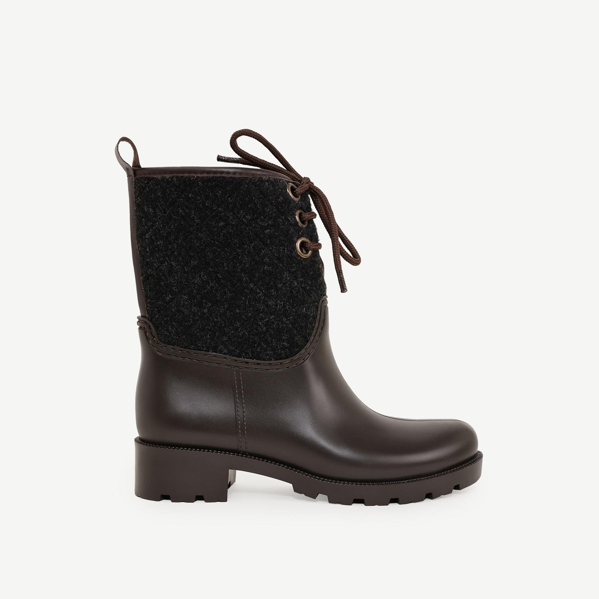 YARGICI Kapitone Detaylı Kısa Yağmur Botu