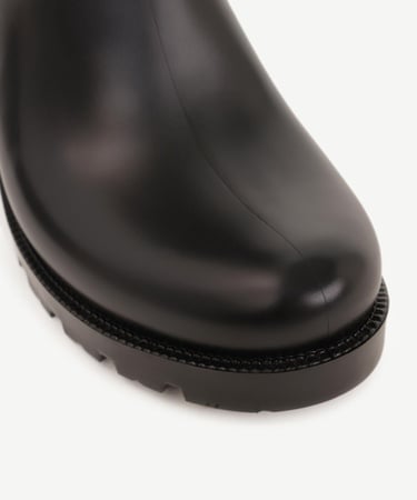  YARGICI Kapitone Detaylı Kısa Yağmur Botu