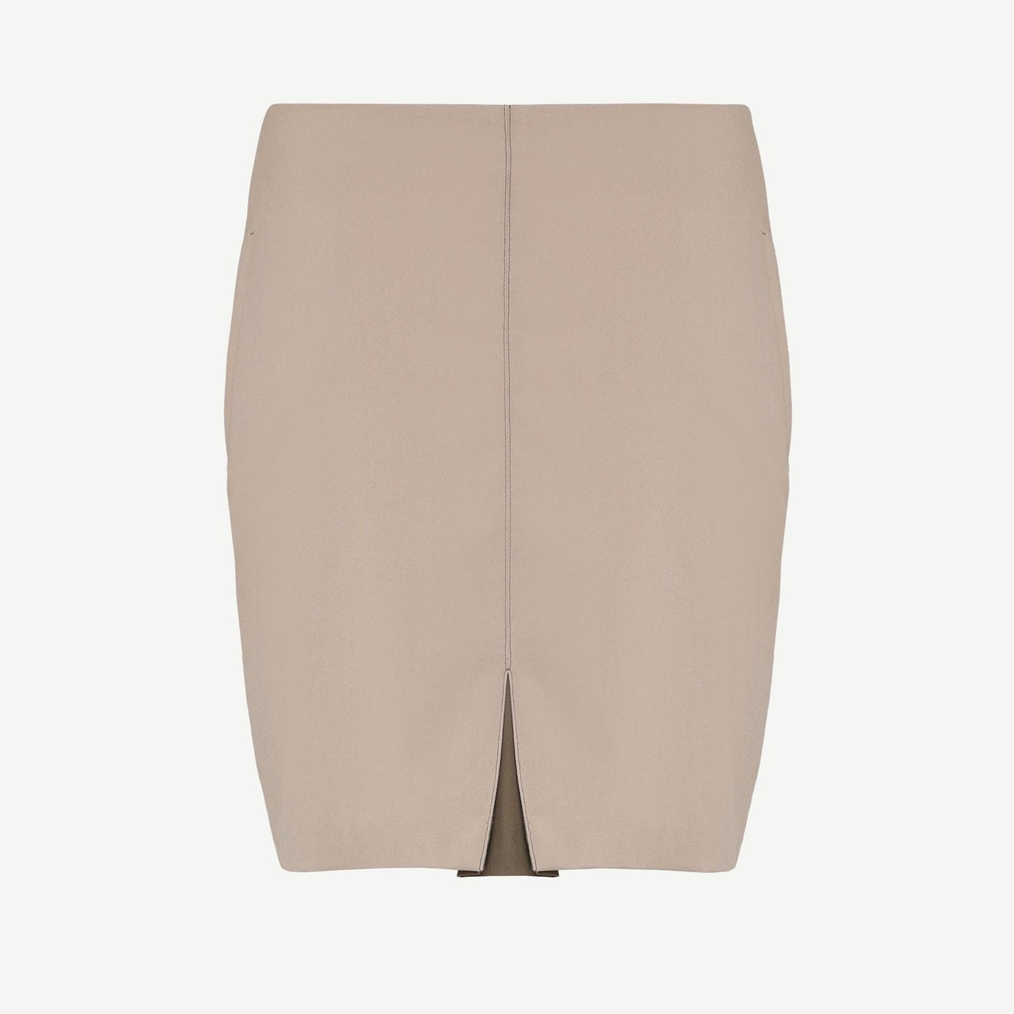 YARGICI Önü Kontrast Detaylı Kısa Etek