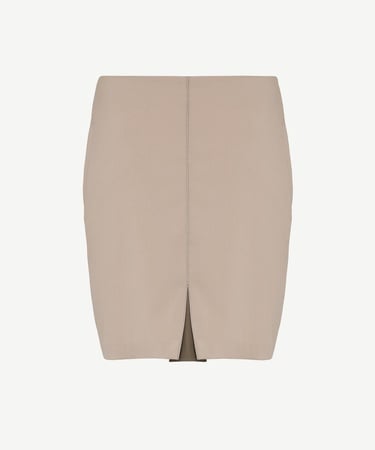  YARGICI Önü Kontrast Detaylı Kısa Etek