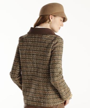  YARGICI Yaka Detaylı Ceket