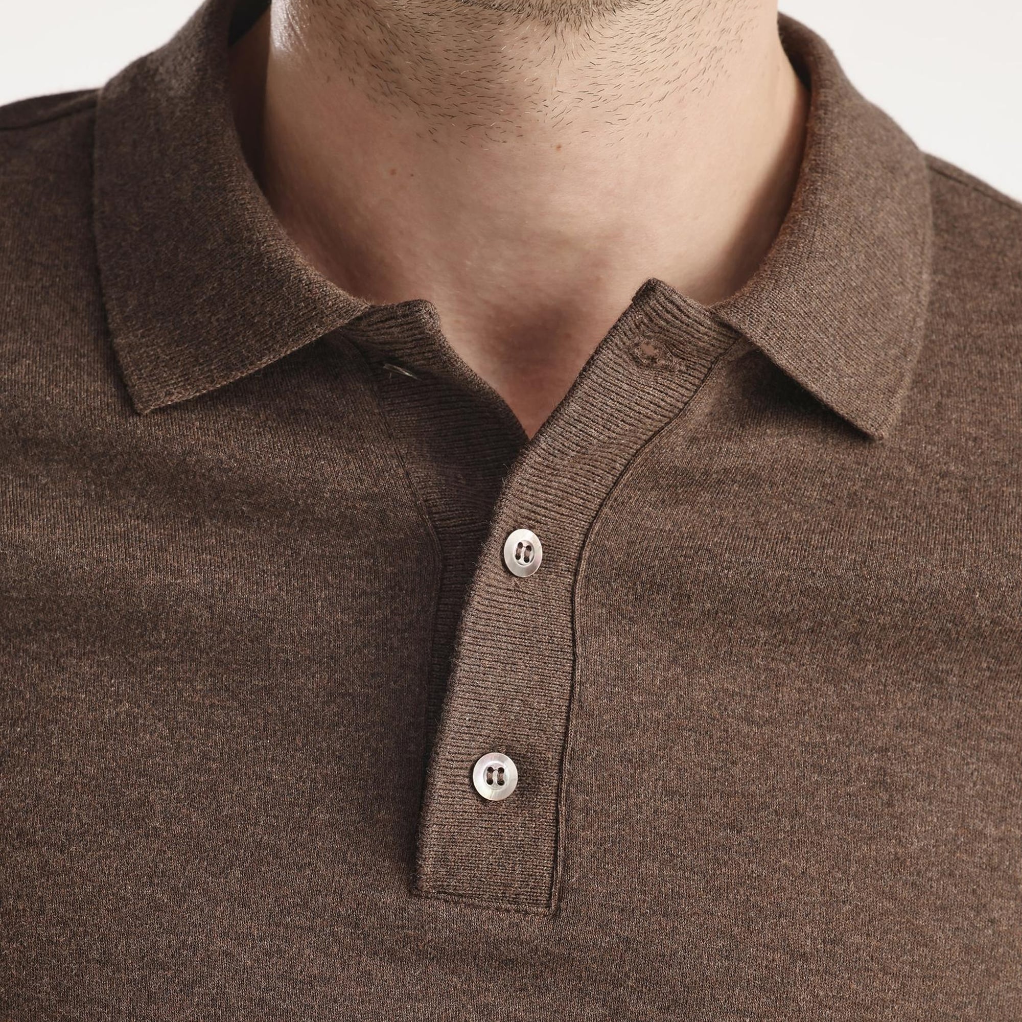 YARGICI Erkek Henry Uzun Kol Triko