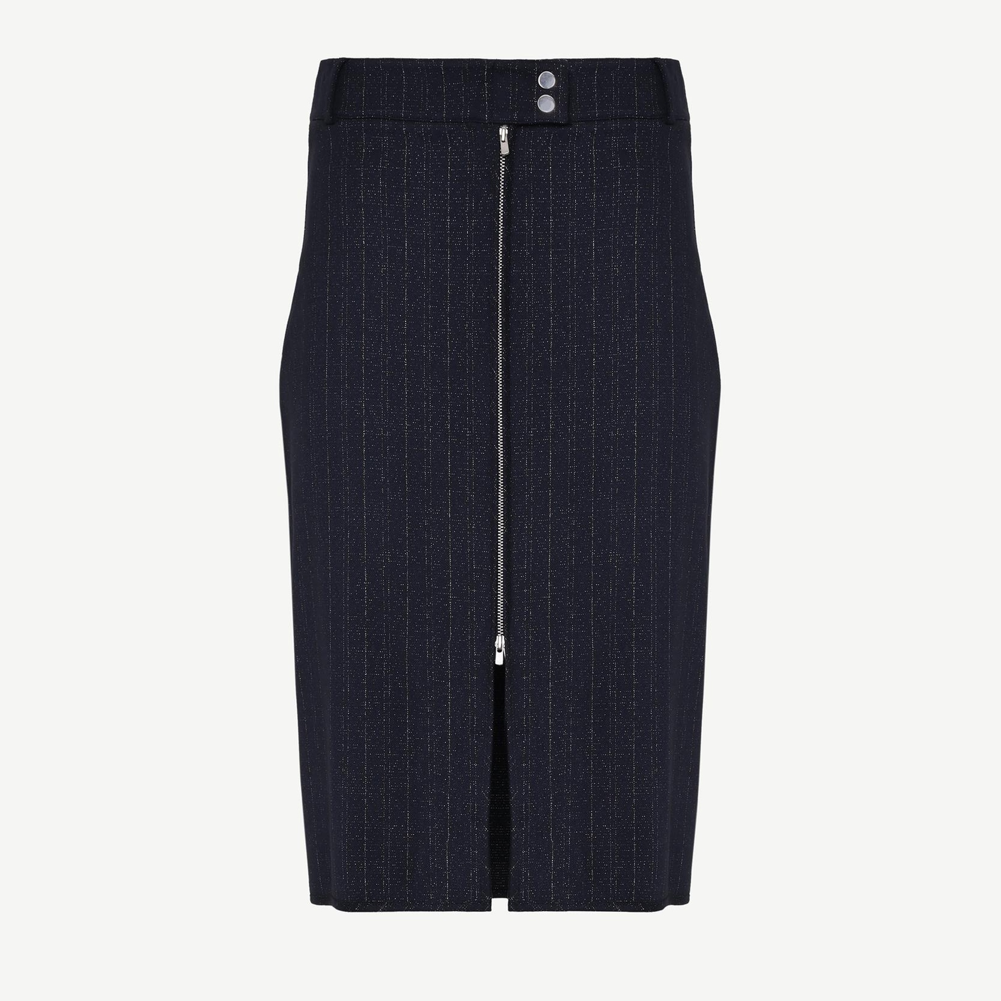 YARGICI Fermuar Detaylı Etek