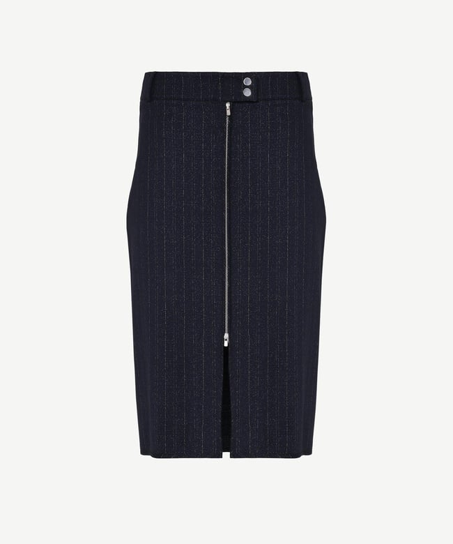  YARGICI Fermuar Detaylı Etek