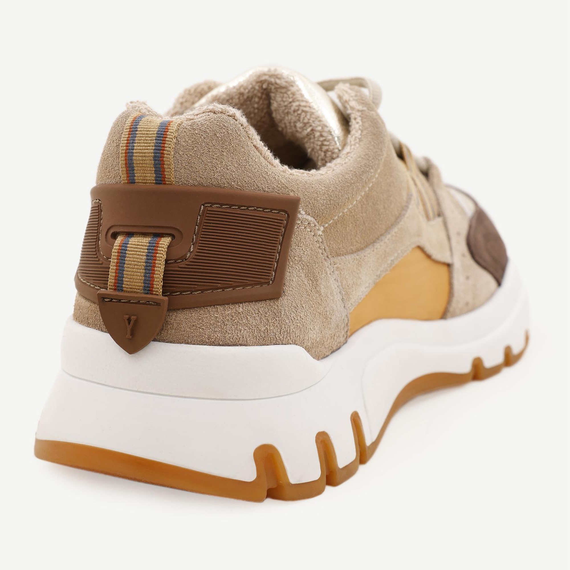 YARGICI Kalın Tabanlı Deri Sneaker