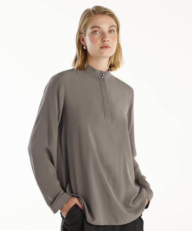  YARGICI İnci Düğmeli Bluz