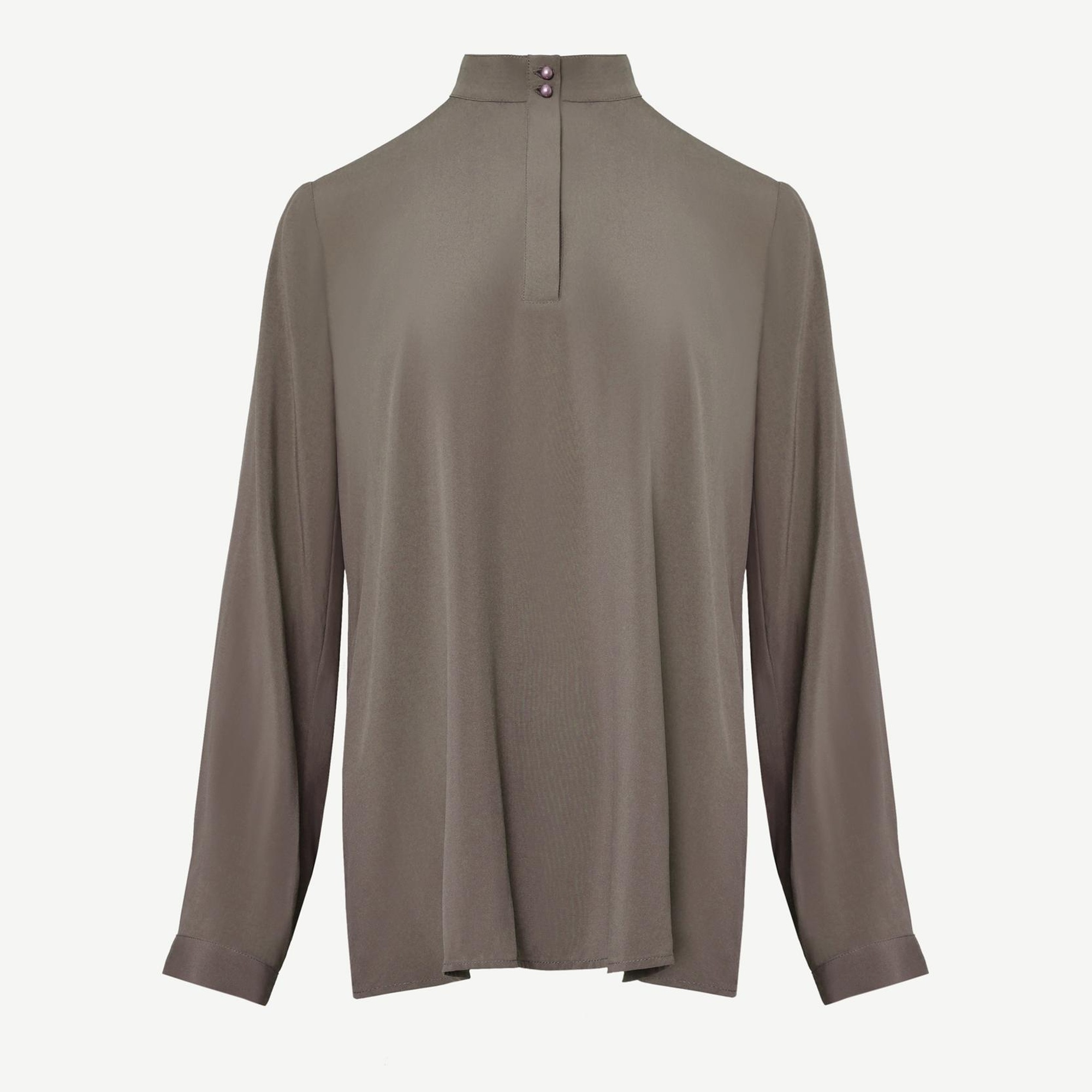 YARGICI İnci Düğmeli Bluz