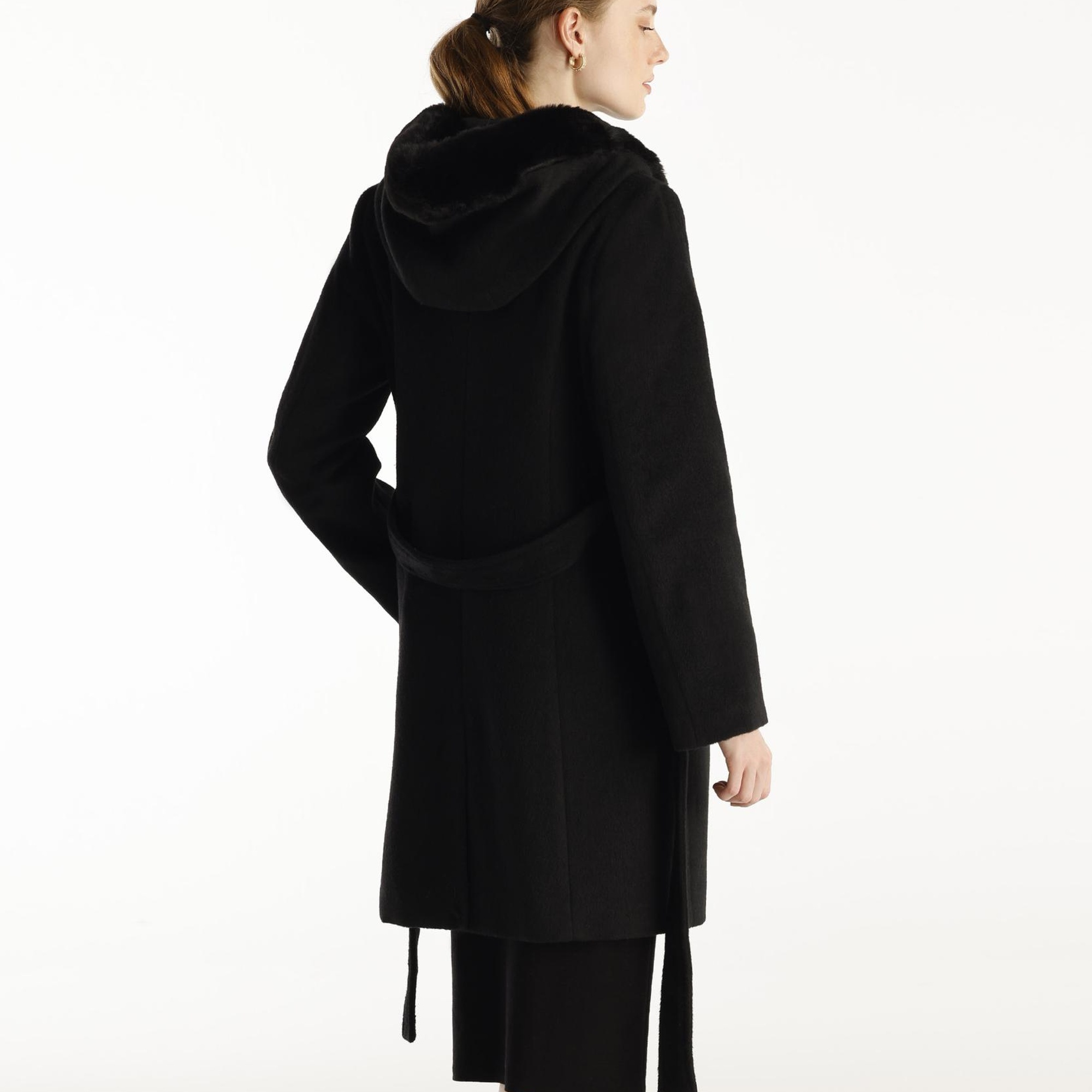 YARGICI Kapüşon Detaylı Palto