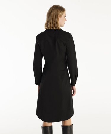  YARGICI Pens Detaylı Uzun Kollu Gömlek Elbise