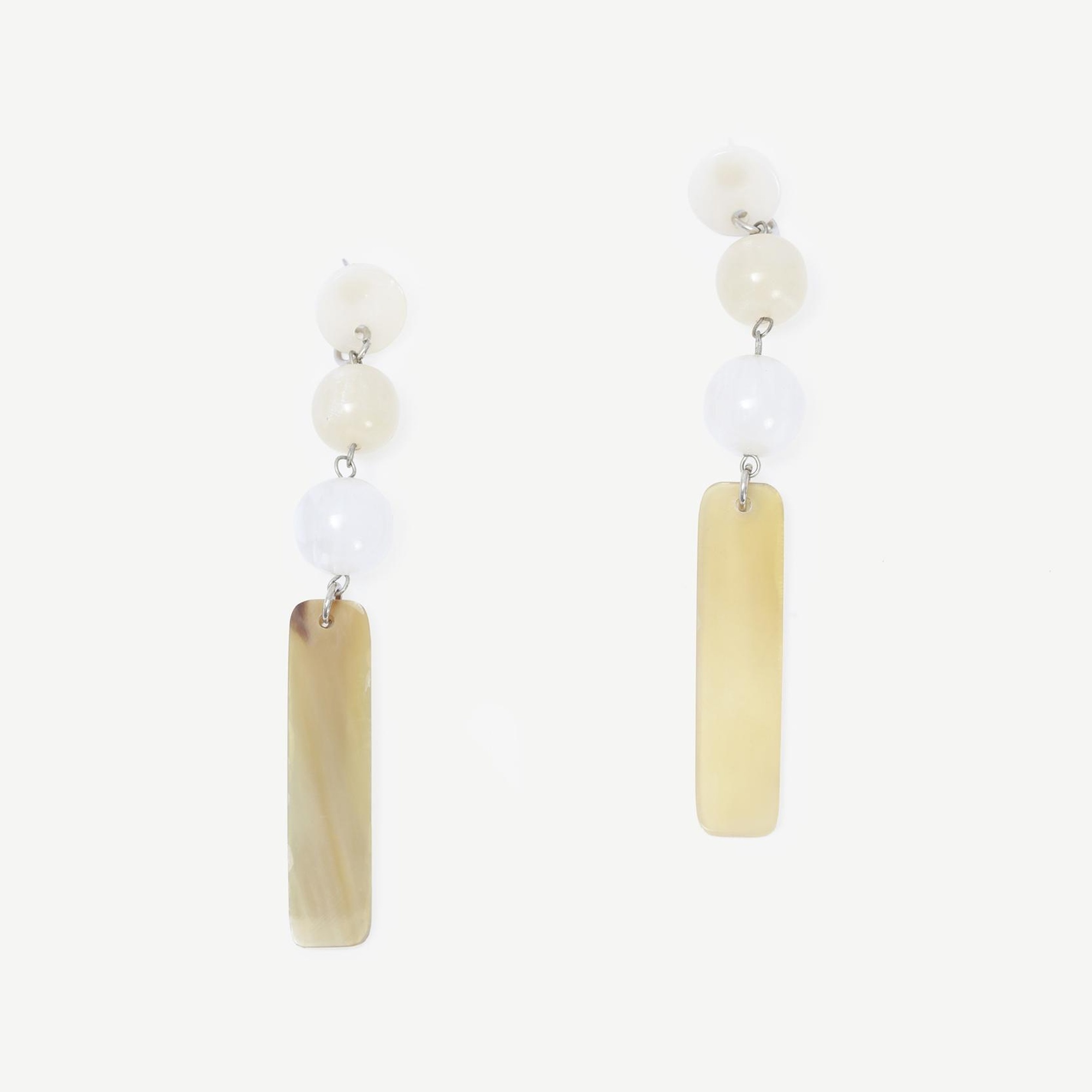 YARGICI Kemik Boncuklu Küpe