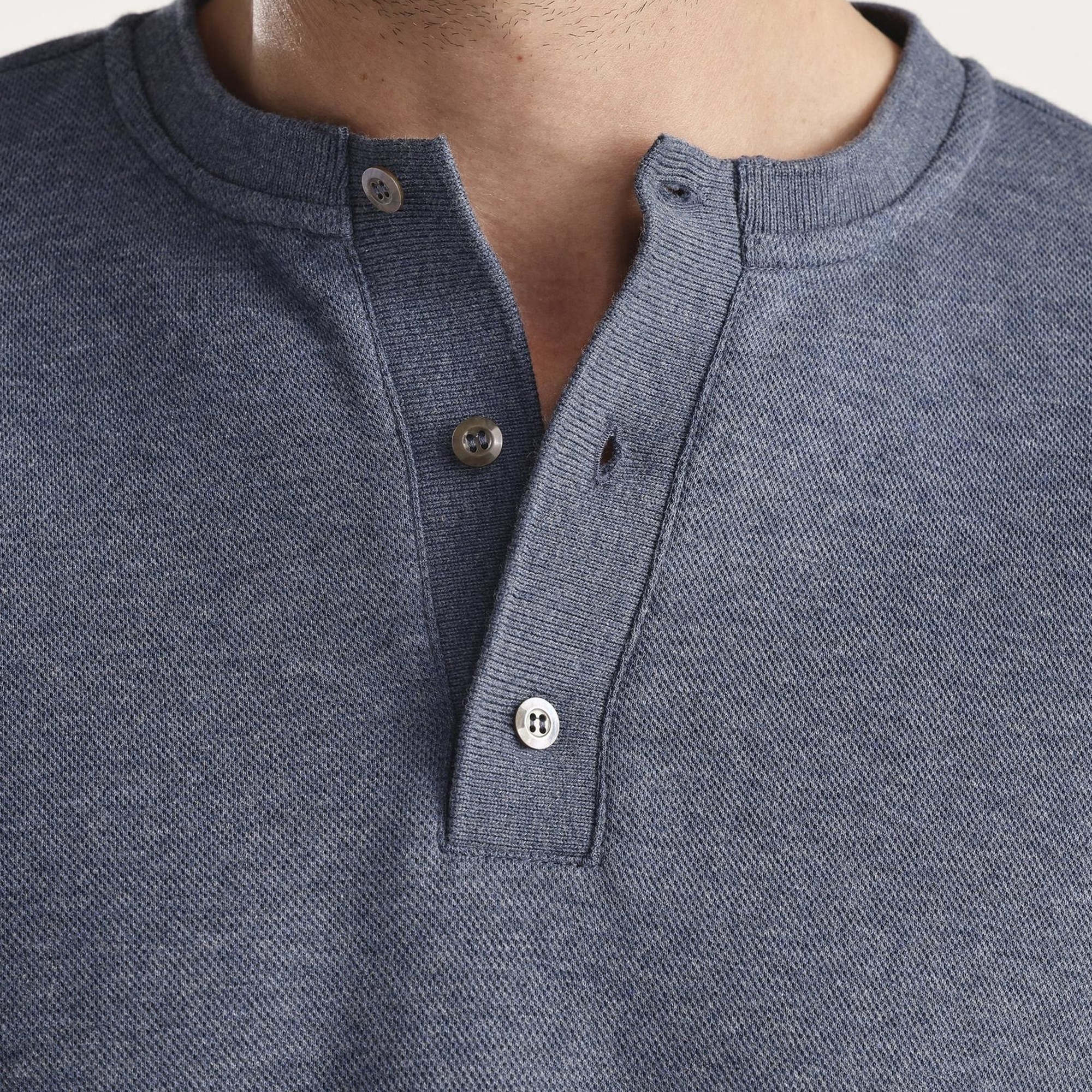 YARGICI Erkek Bisiklet Yaka Düğmeli  Triko