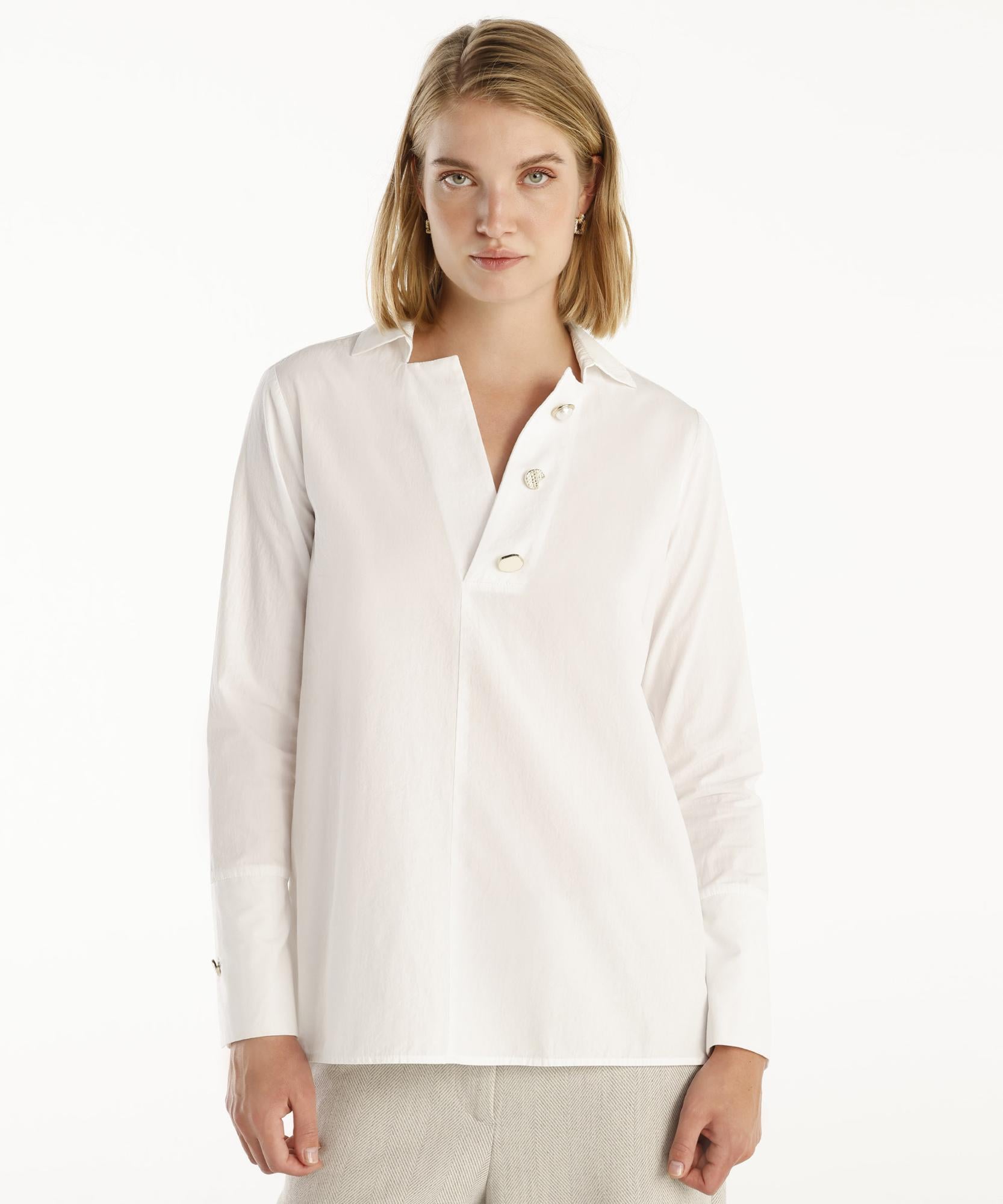  YARGICI Düğme Detaylı Bluz