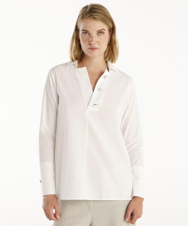  YARGICI Düğme Detaylı Bluz