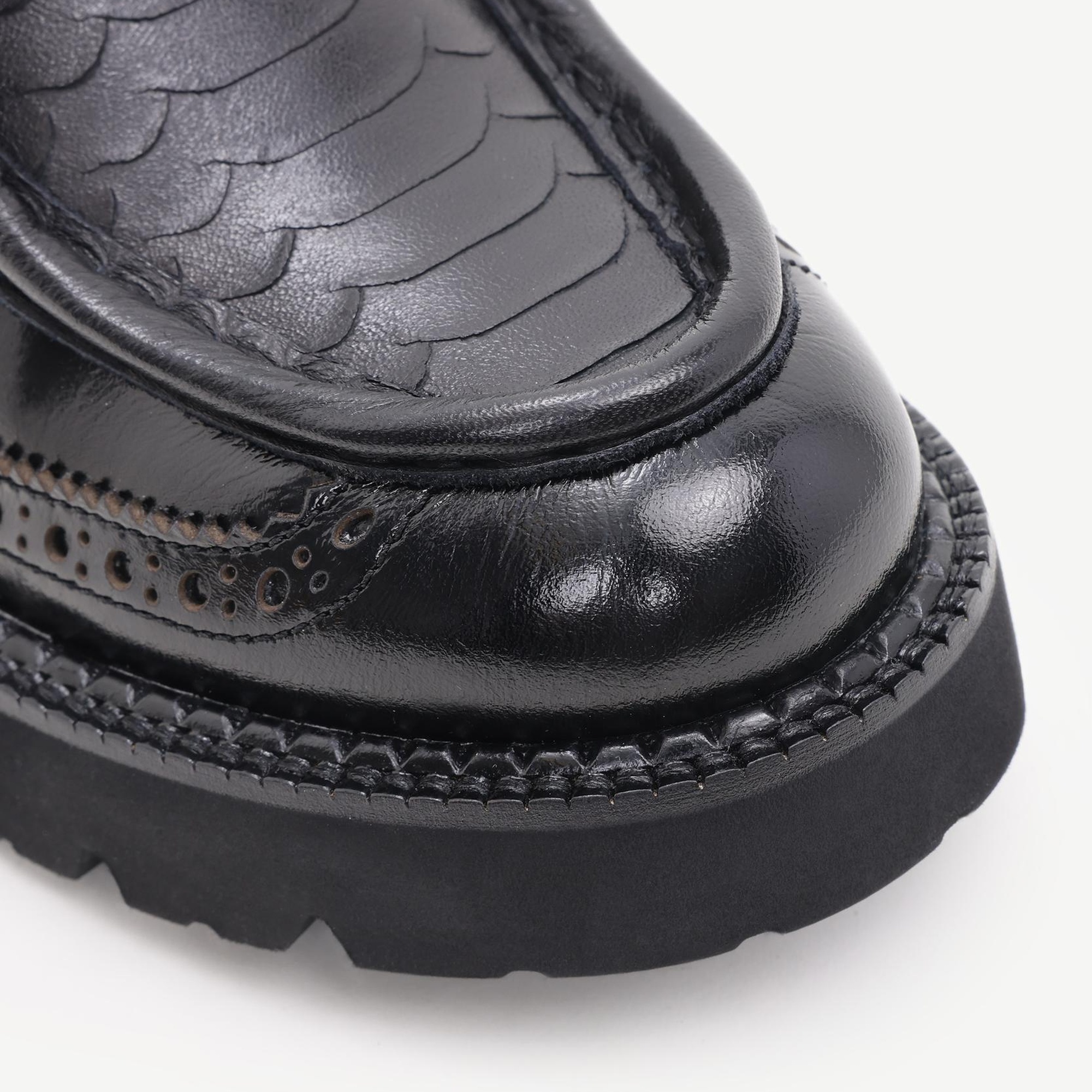 YARGICI İki Bağlı Deri Ayakkabı