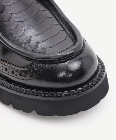  YARGICI İki Bağlı Deri Ayakkabı