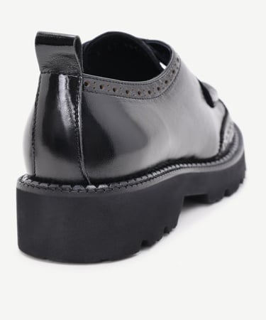  YARGICI İki Bağlı Deri Ayakkabı