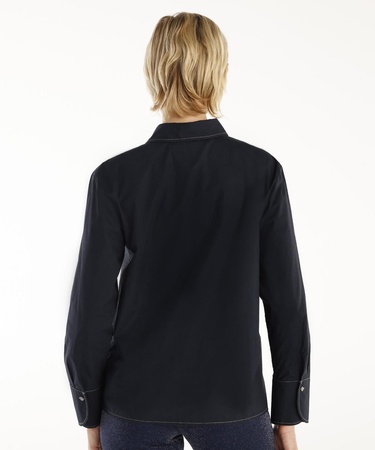  YARGICI Kontrast Detaylı Gömlek