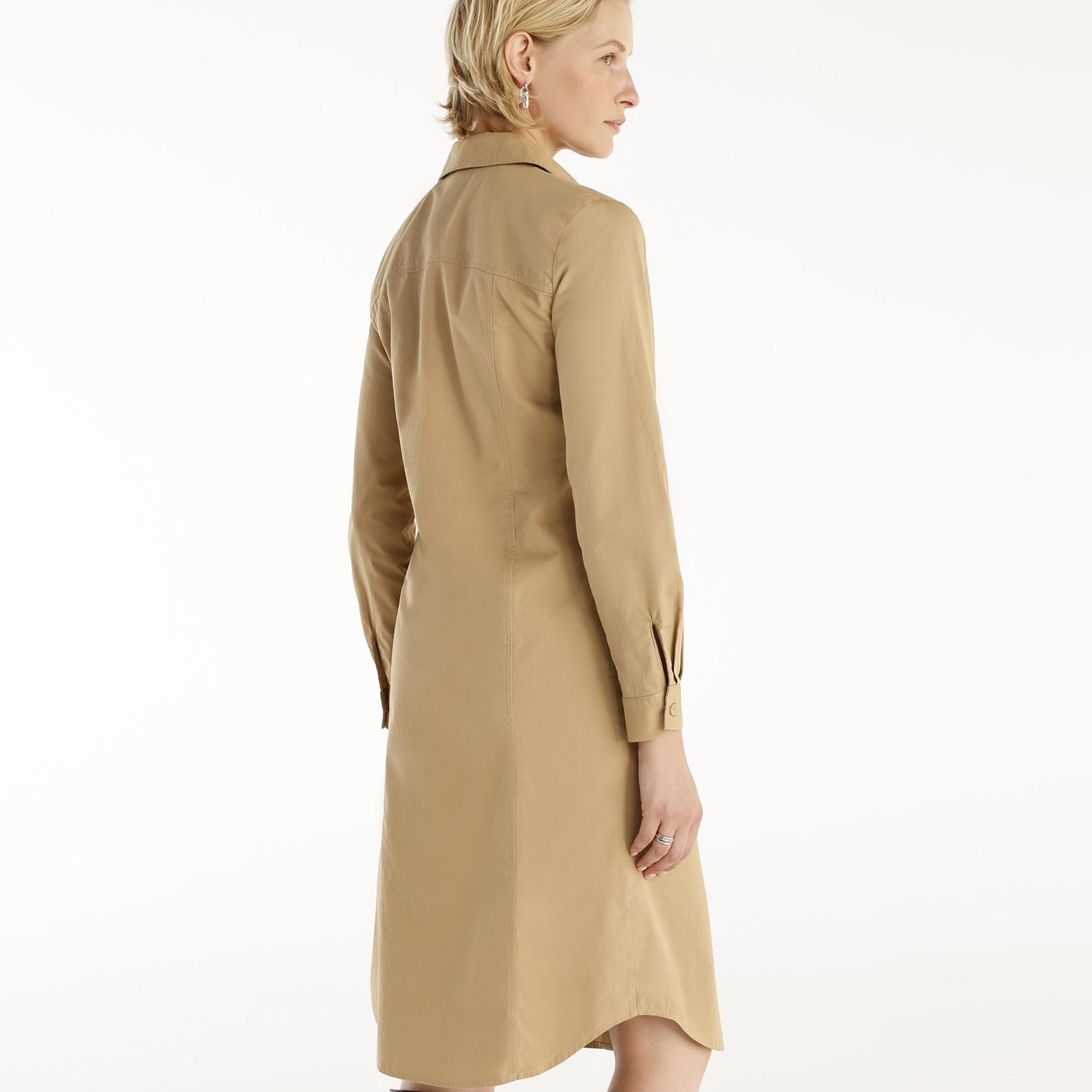 YARGICI Pens Detaylı Uzun Kollu Gömlek Elbise