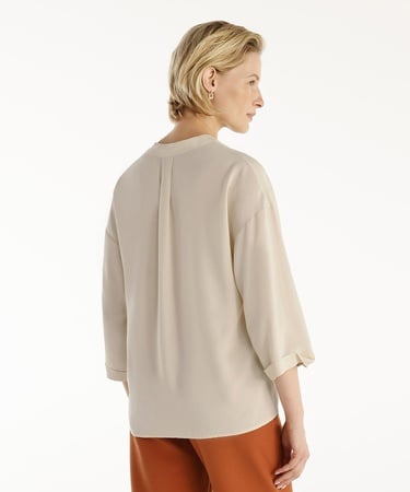  YARGICI Yaka Detaylı Bluz