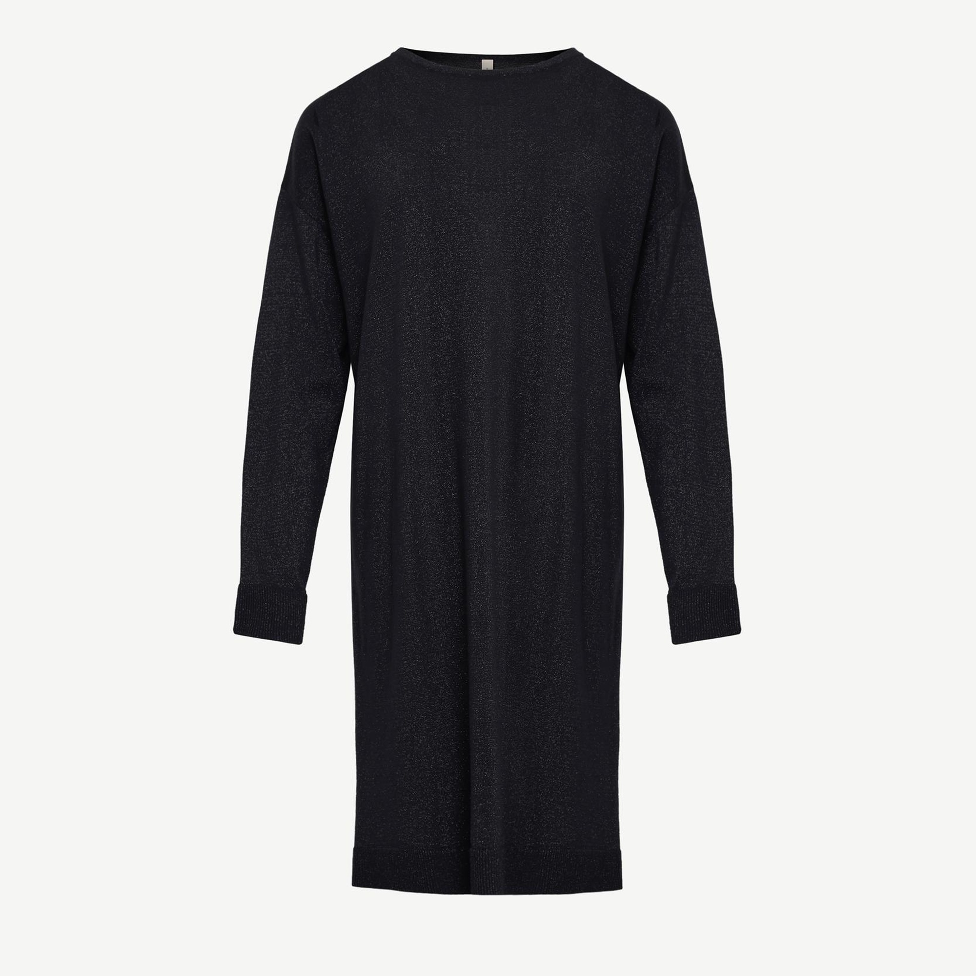 YARGICI Bisiklet Yaka Diz Üstü Triko Elbise