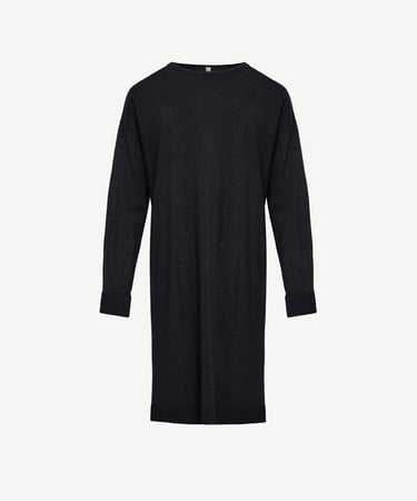  YARGICI Bisiklet Yaka Diz Üstü Triko Elbise