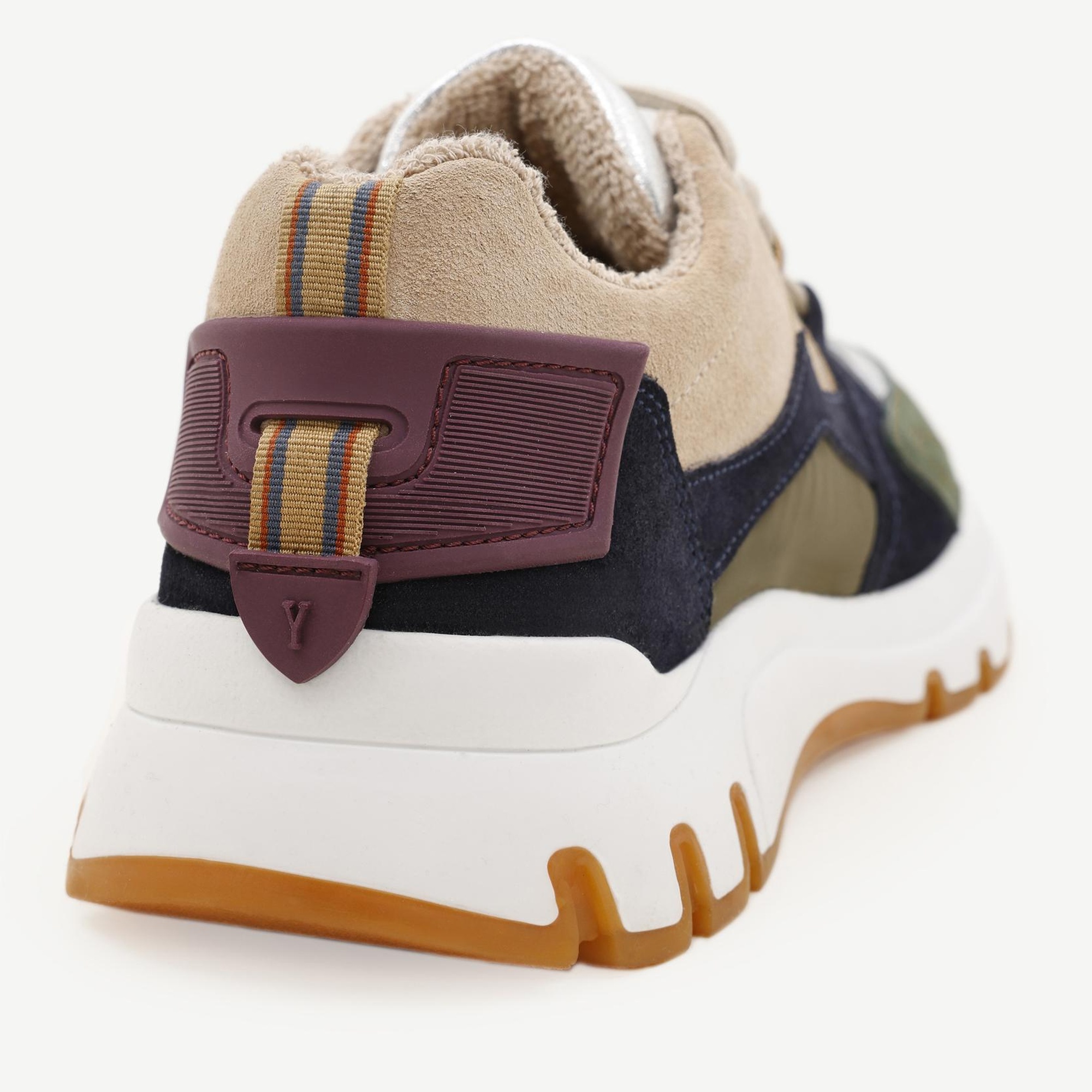 YARGICI Kalın Tabanlı Deri Sneaker