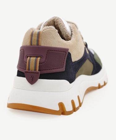  YARGICI Kalın Tabanlı Deri Sneaker