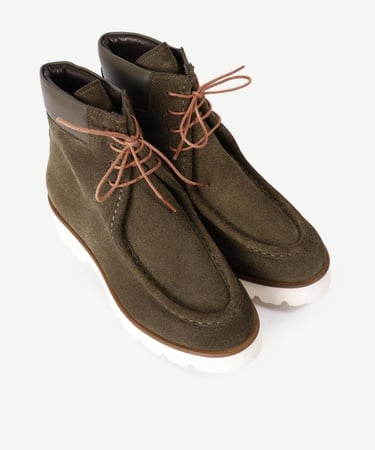  YARGICI Yumuşak Bağlı Deri Bot