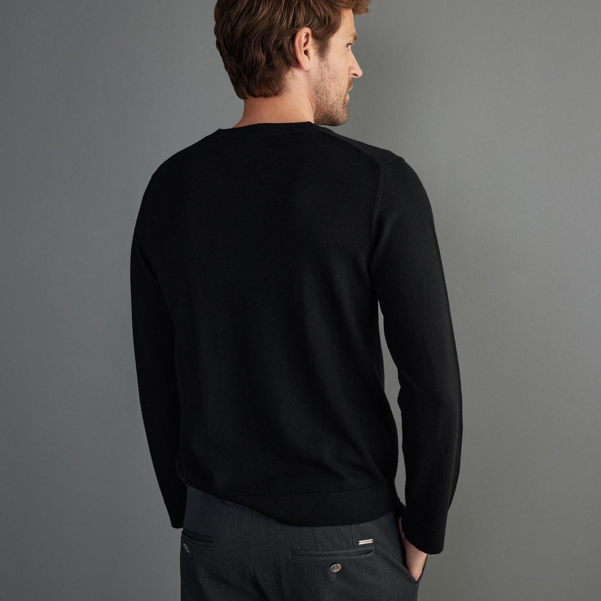 YARGICI Erkek Bisiklet Yaka Triko