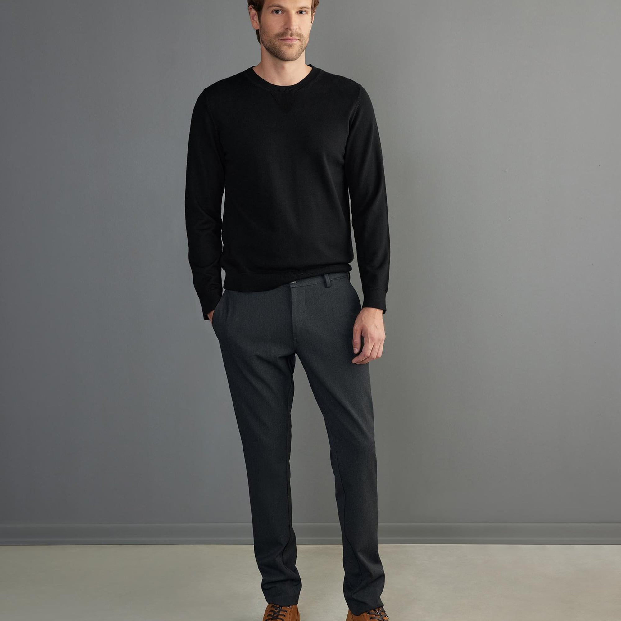 YARGICI Erkek Bisiklet Yaka Triko