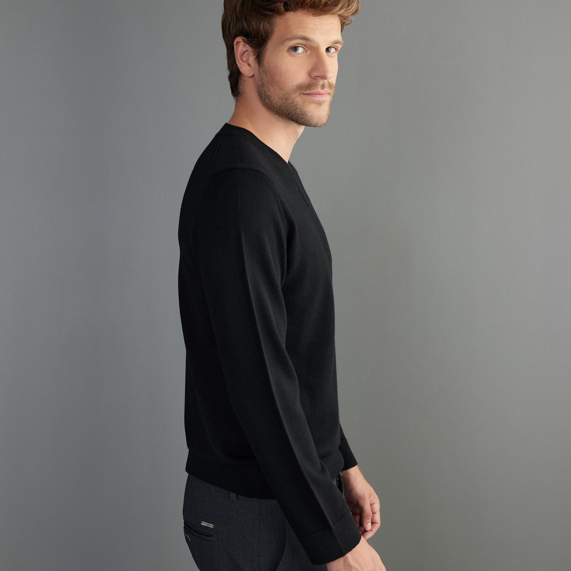 YARGICI Erkek Bisiklet Yaka Triko