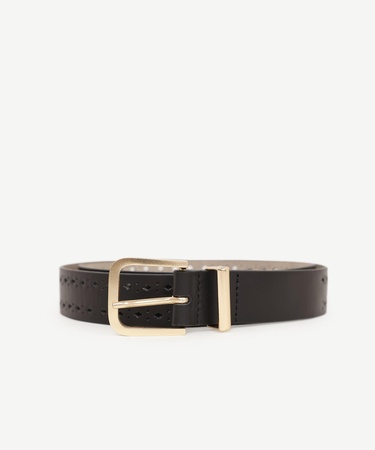  YARGICI Zımba Detaylı Deri Kemer