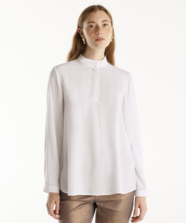  YARGICI İnci Düğmeli Bluz