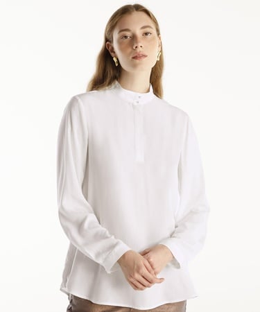  YARGICI İnci Düğmeli Bluz