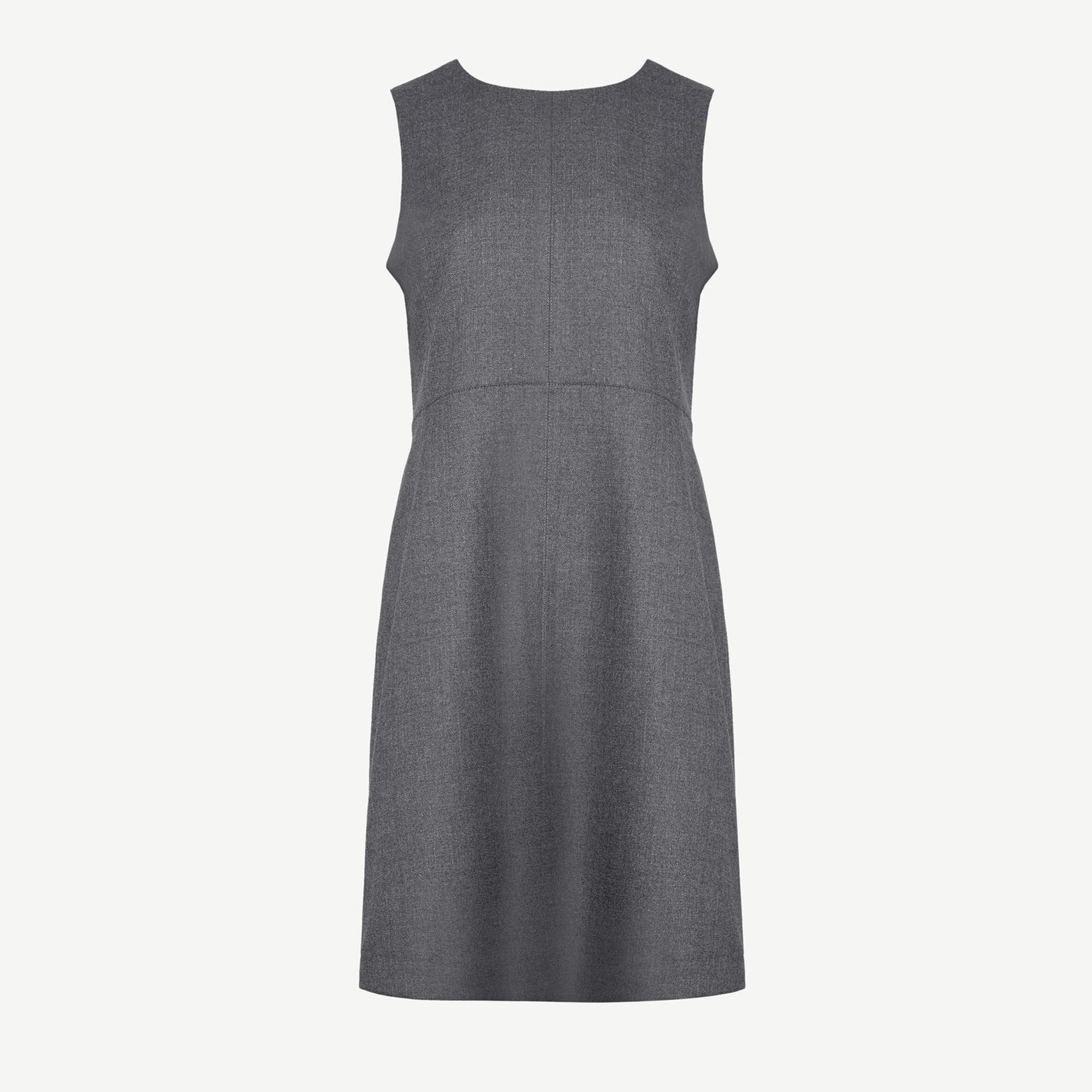 YARGICI Pensli Bisiklet Yaka Kolsuz Kısa Elbise