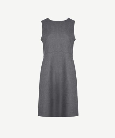  YARGICI Pensli Bisiklet Yaka Kolsuz Kısa Elbise