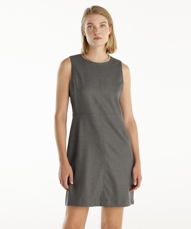  YARGICI Pensli Bisiklet Yaka Kolsuz Kısa Elbise