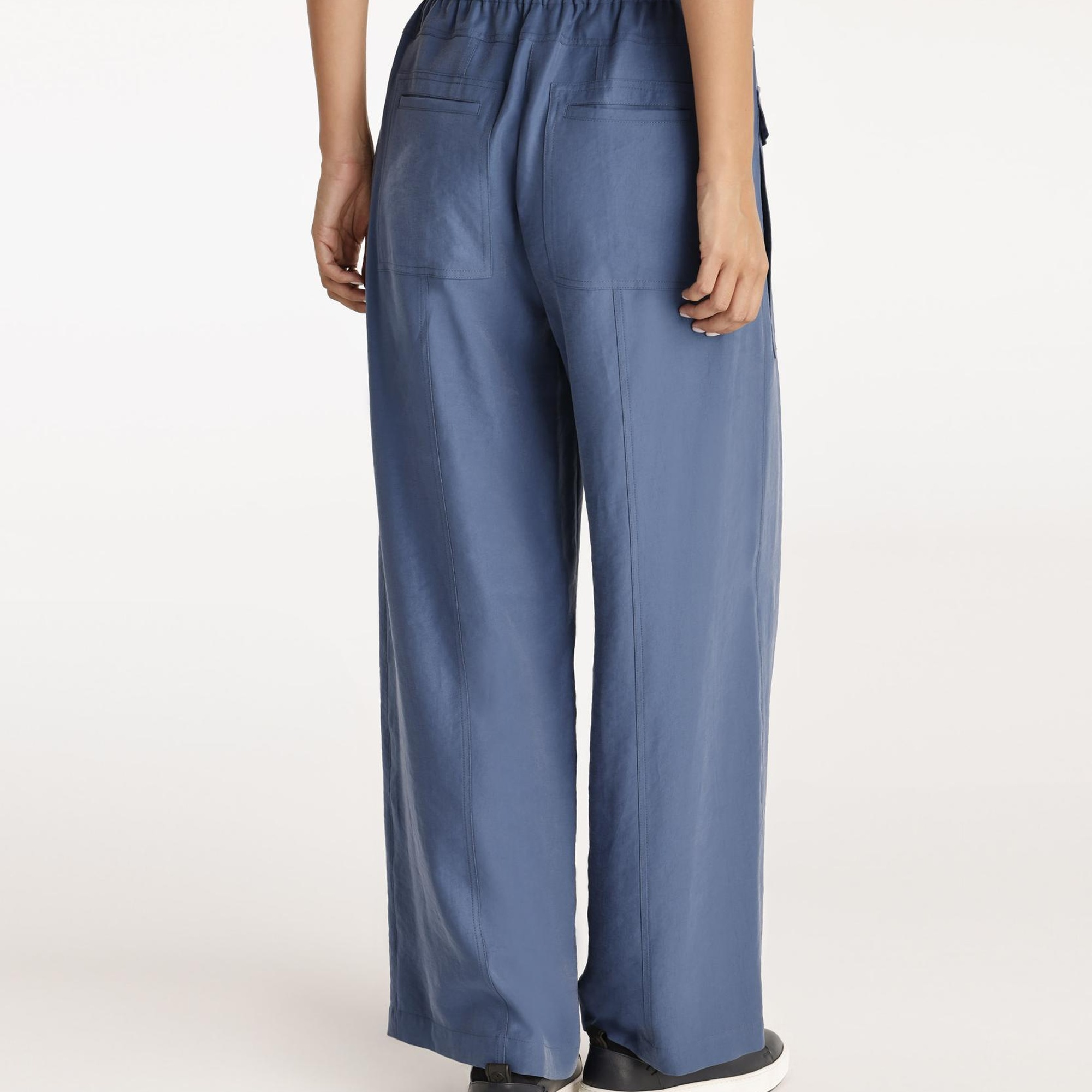 YARGICI Yüksek Bel Geniş Paça Pantolon