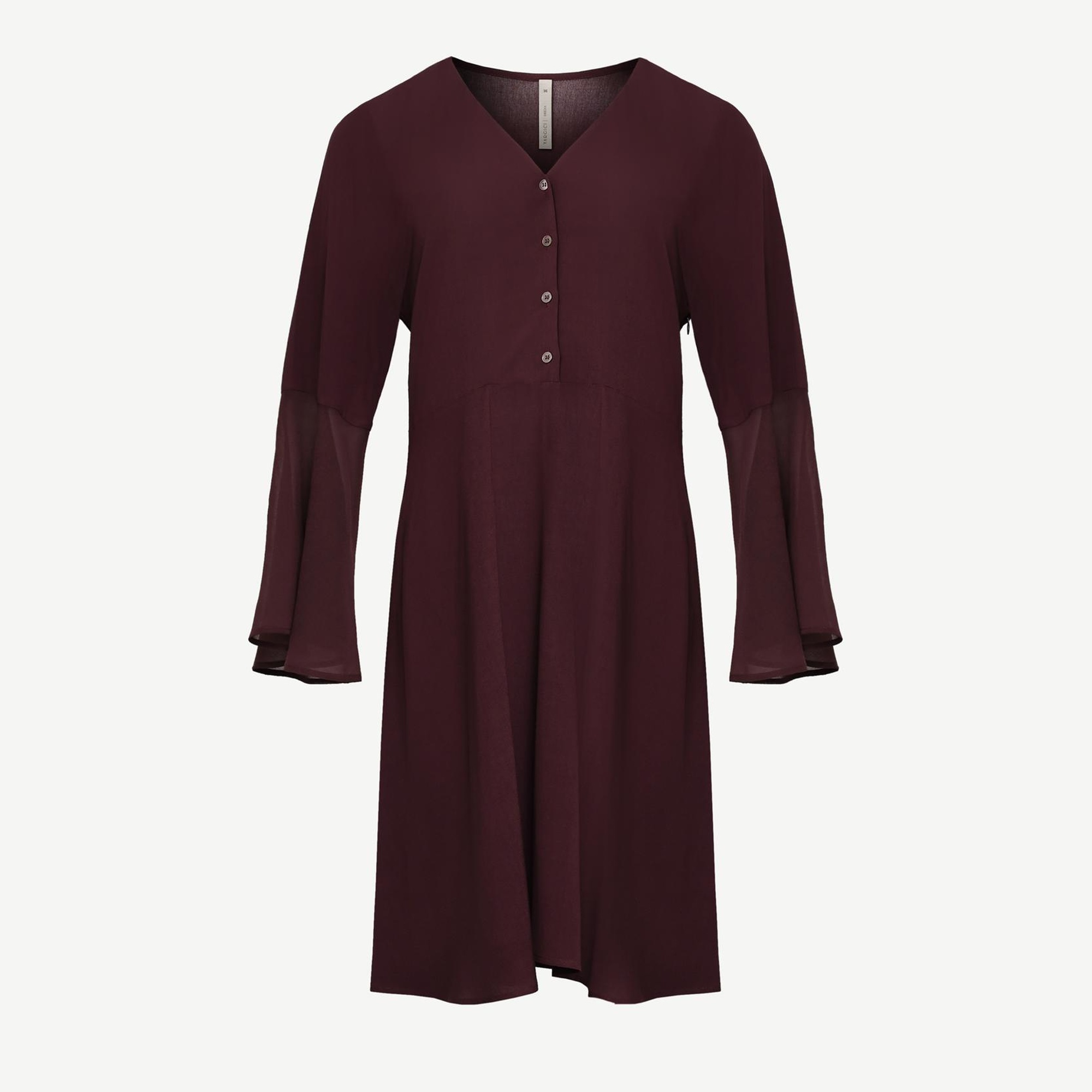 YARGICI V Yakalı Elbise