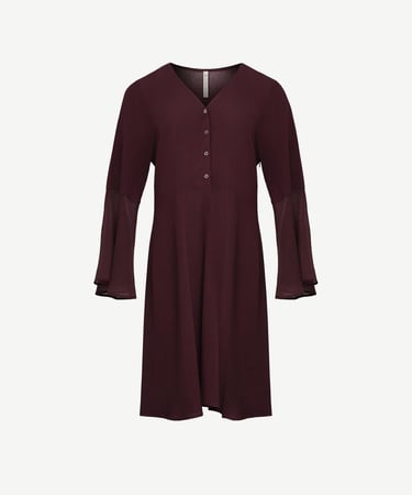  YARGICI V Yakalı Elbise