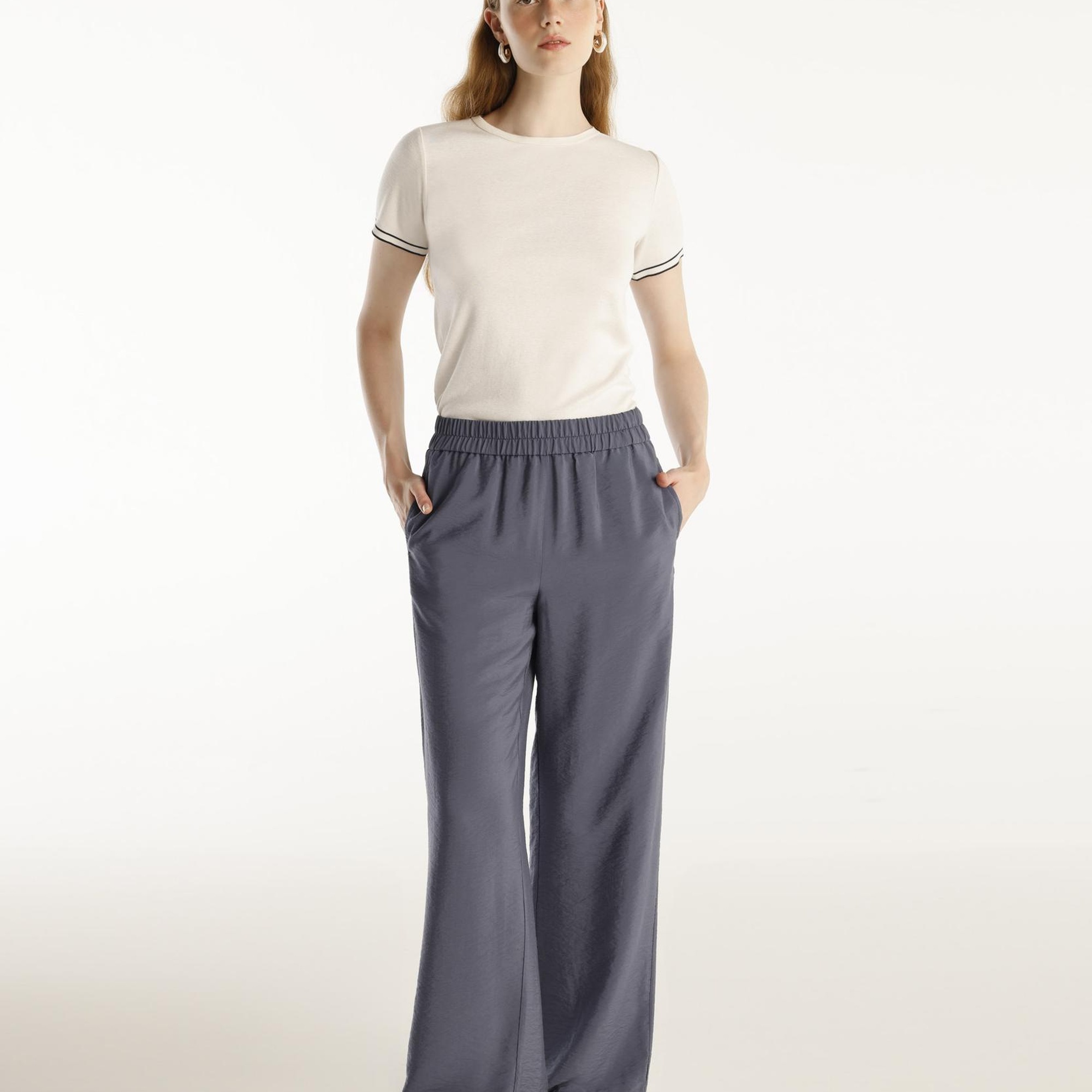 YARGICI Beli Lastikli Pantolon