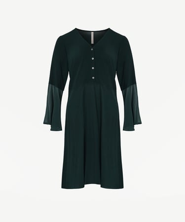  YARGICI V Yakalı Elbise