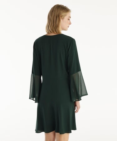  YARGICI V Yakalı Elbise