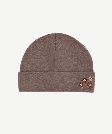  YARGICI Çiçek Nakışlı Bere