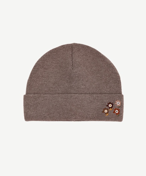  YARGICI Çiçek Nakışlı Bere